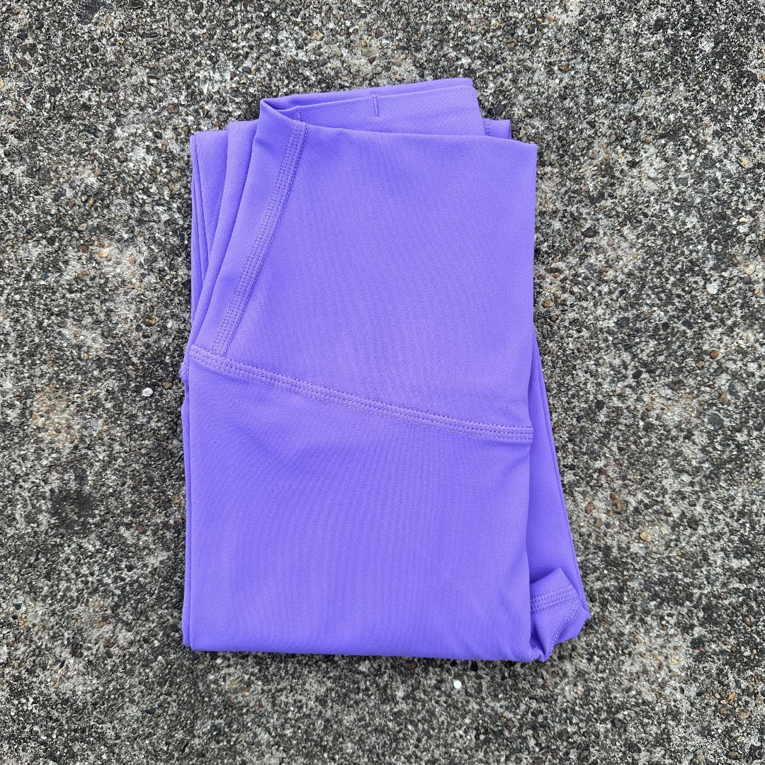 Solid Color Back Waist Pocket High Waist Yoga Legging Women Sport