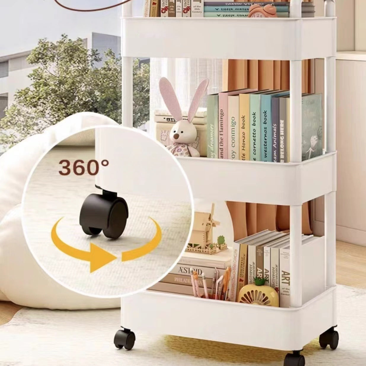 Household Multi-layer Small Cart Storage Rack