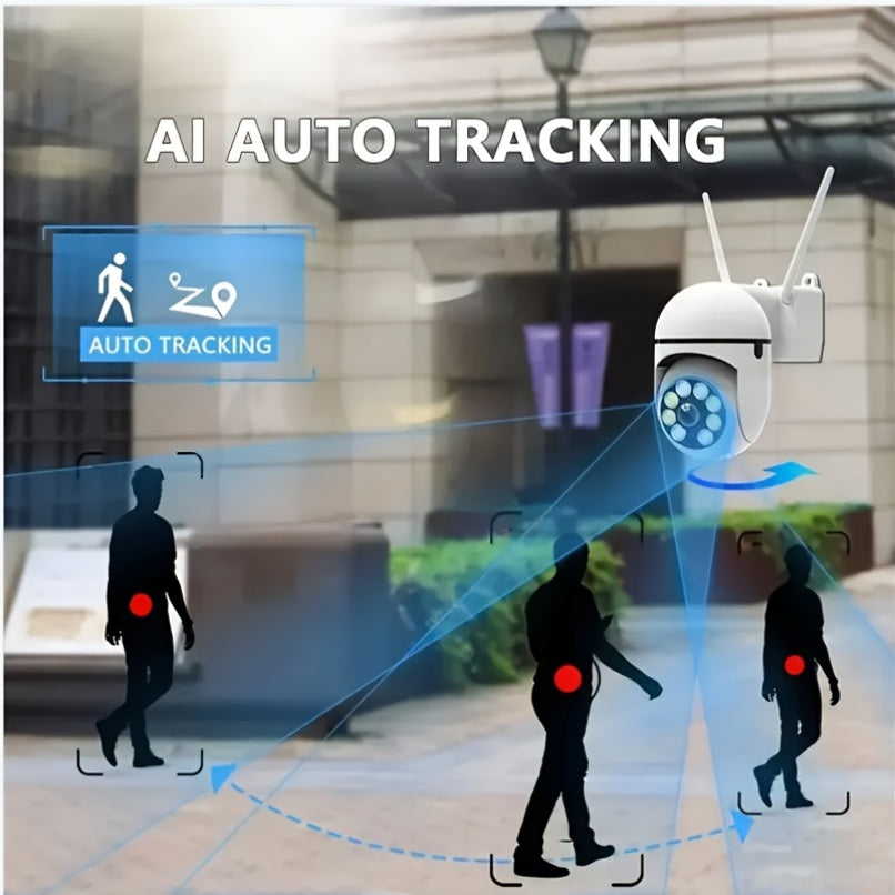 1080P PTZ WIFI IP Camera Audio CCTV Surveillance 4X Zoom