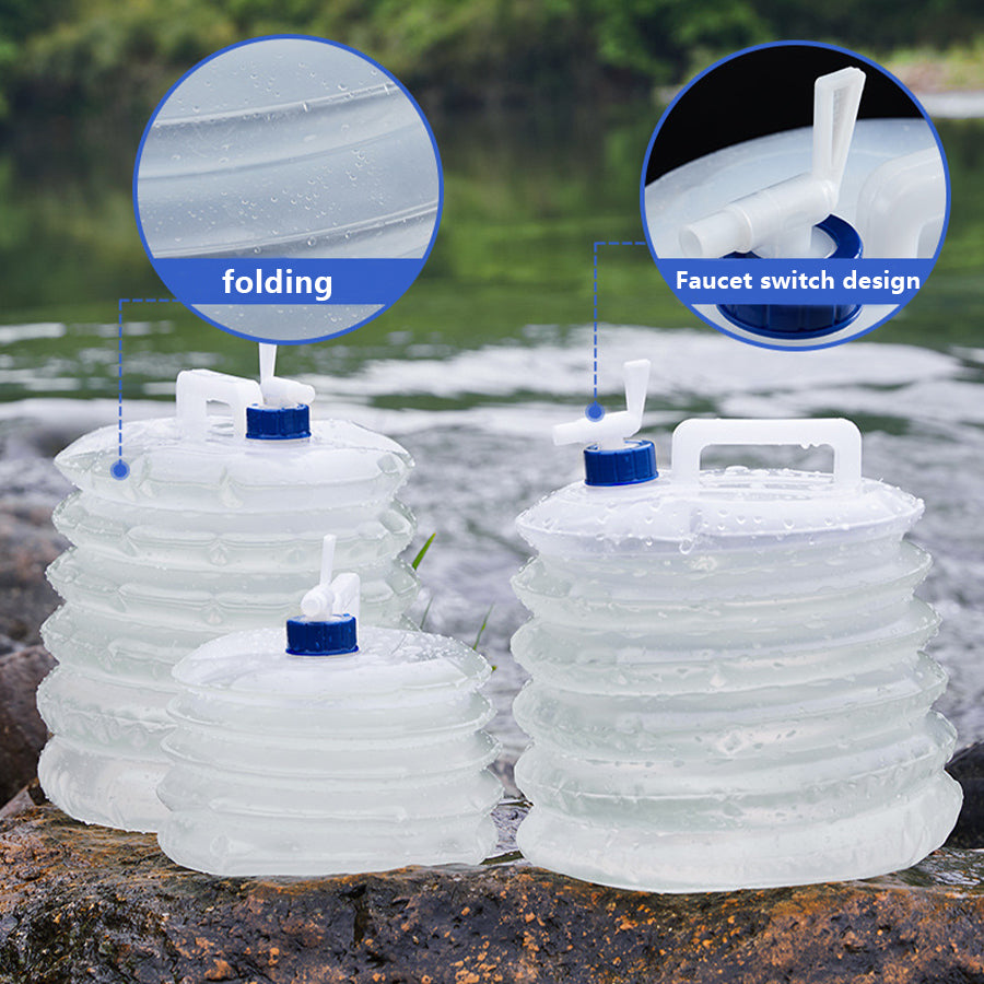 Portable 5/10L /15L Outdoor Foldable Collapsible Drinking Car Water Bag