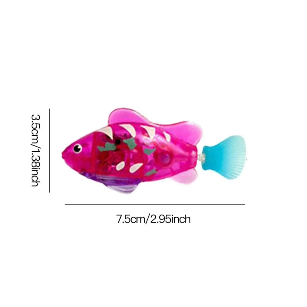 Cat Toy LED Inductive Interactive Swimming Robot Fish