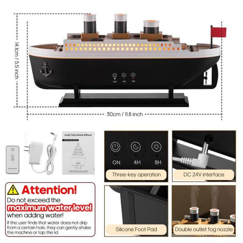 Titanic Ship Model Air Humidifier
