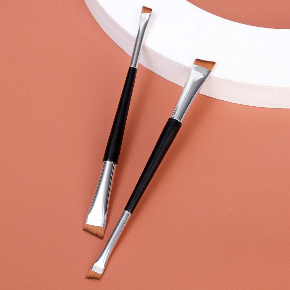 Professional Eyebrow Brush Eyeliner Angled Flat Head Blade Eye Liner