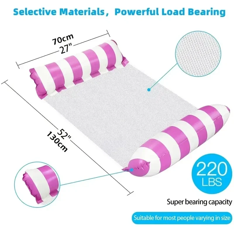 1PC Inflatable Float Hammock floaties for adults