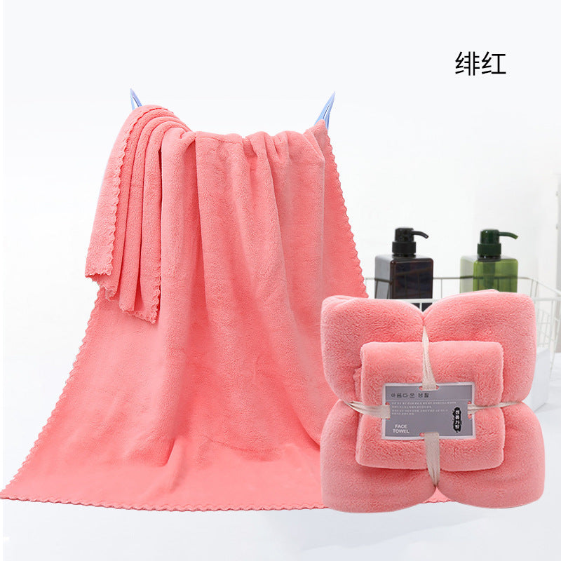 2PC Bath Towels Set Super Soft Highly Absorbent