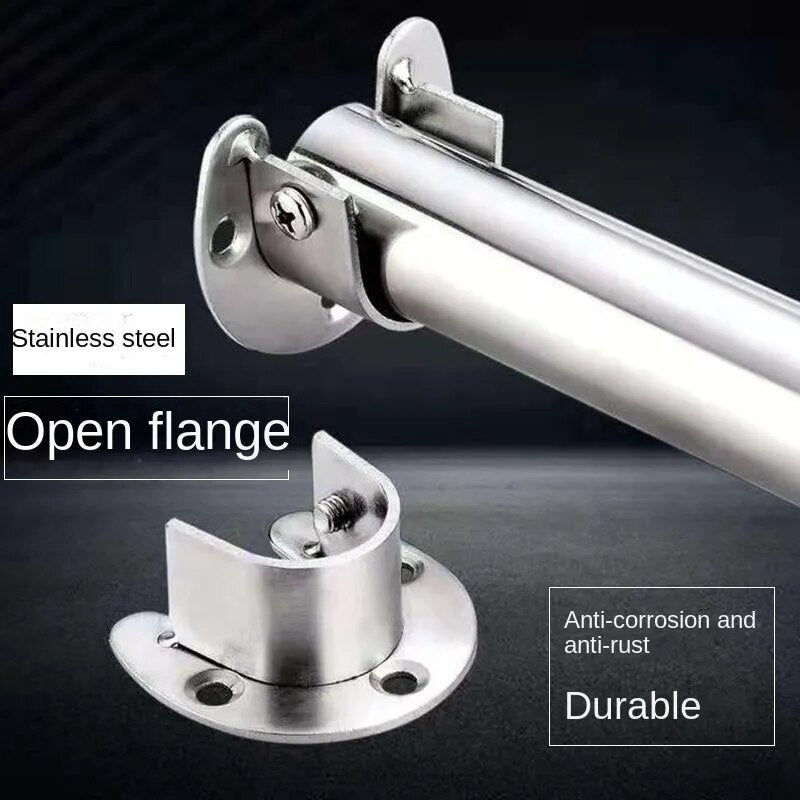 Stainless Steel Flange Seat Wardrobe Hanger