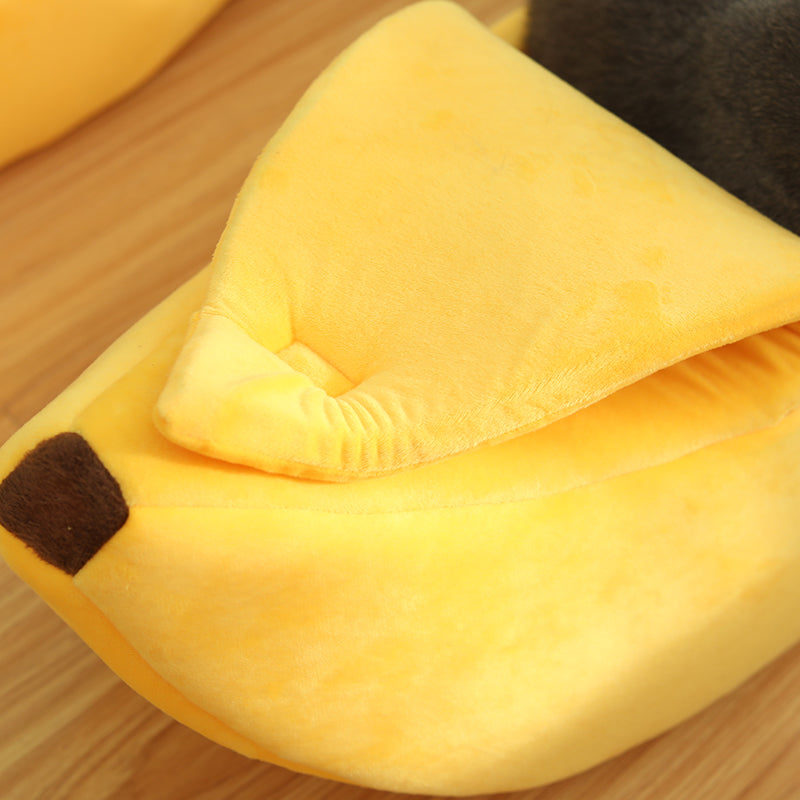 Banana Shaped Pet Bedding Comfortable Cat Nest