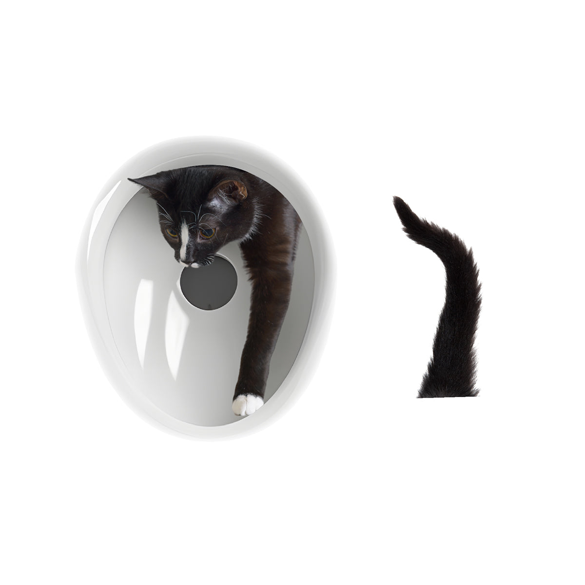 1PC Naughty Little Cat Toilet Wall Stickers Bathroom Decoration