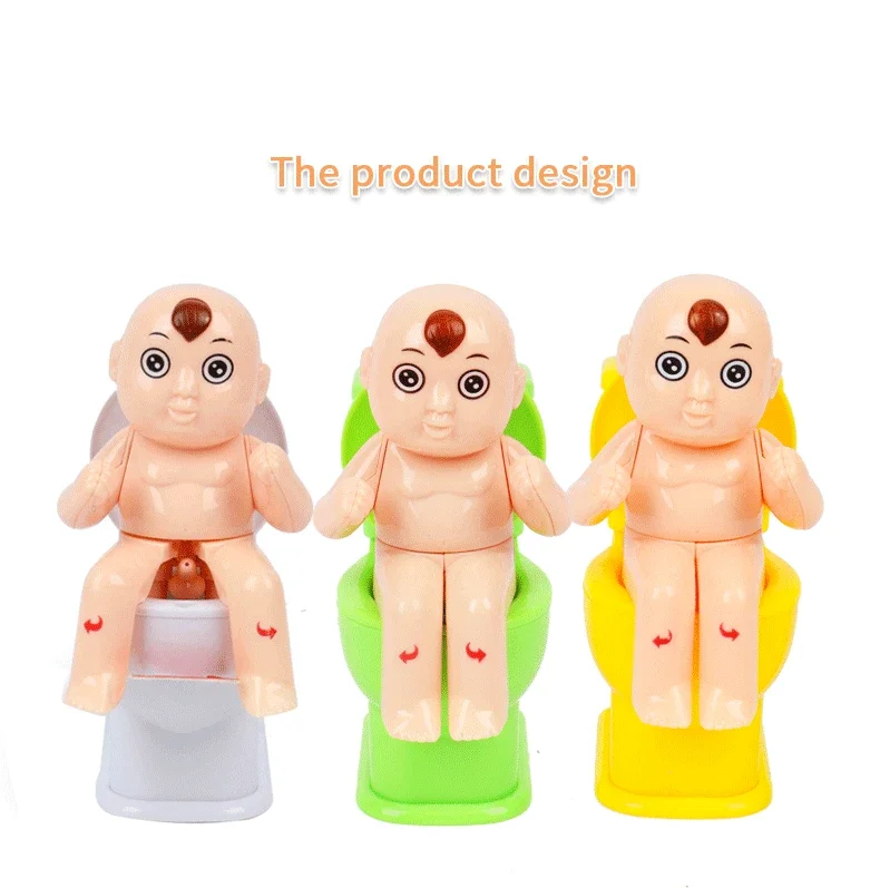 HOT Novelty Squirt Joke Toy Toilet Pee Boy