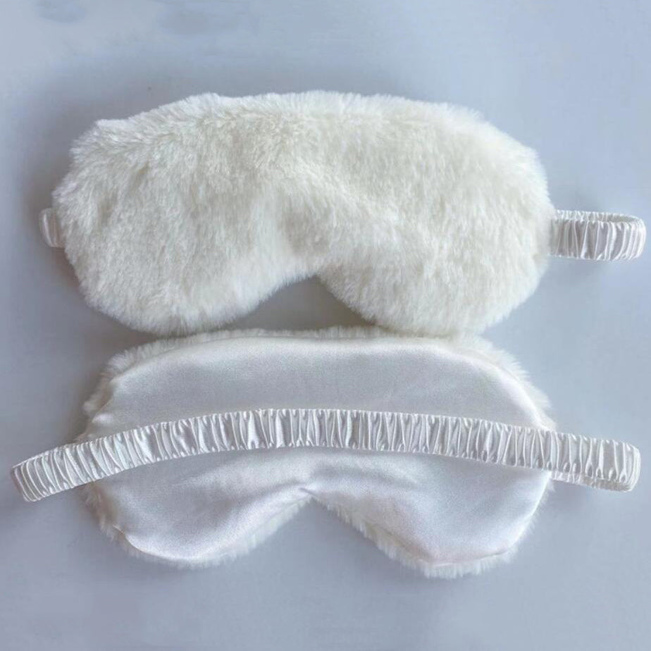 Sleeping Mask Sleeping Blindfold Soft Plush Eye Masks