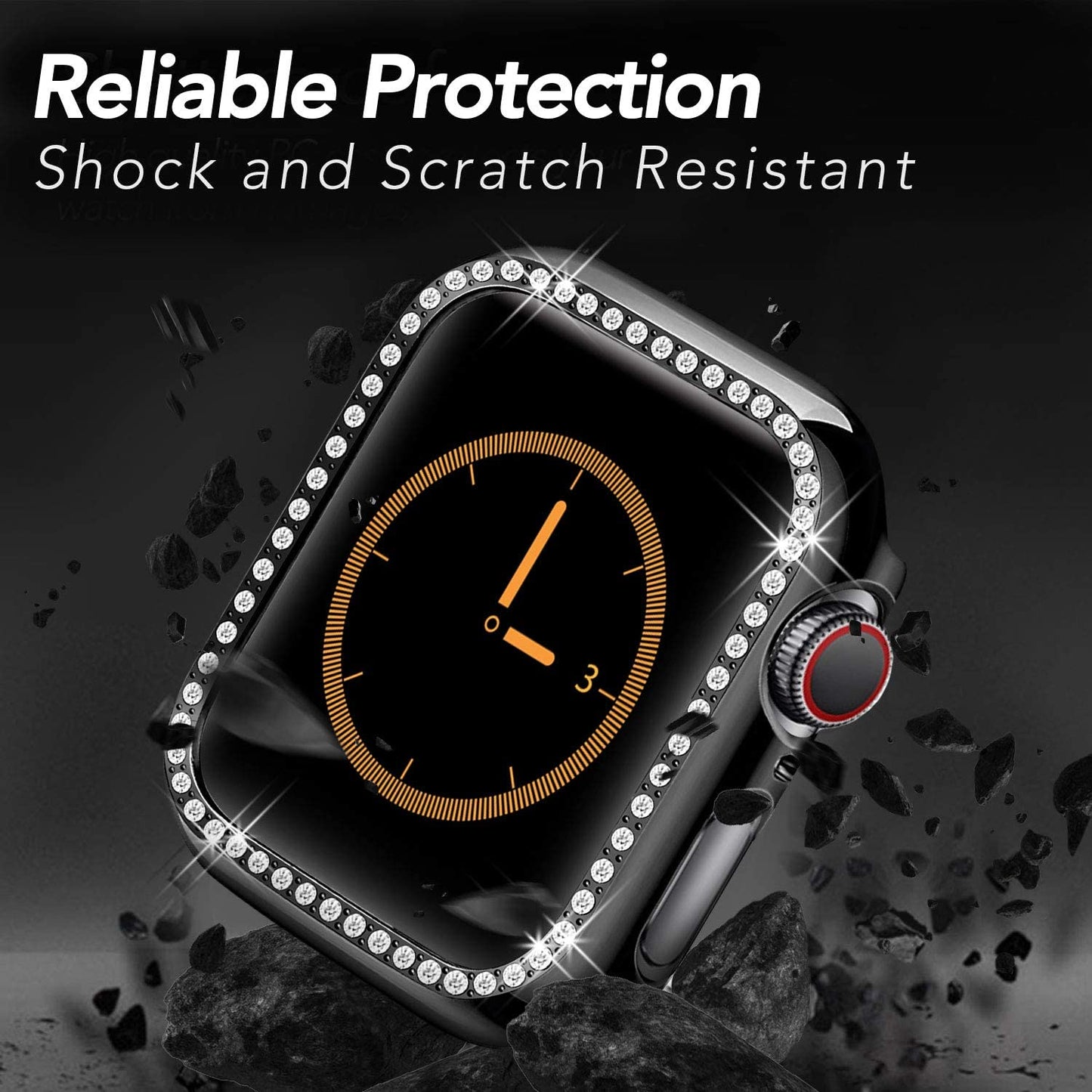 Diamond Case For Apple Watch Series 9 8 7 6 SE 5