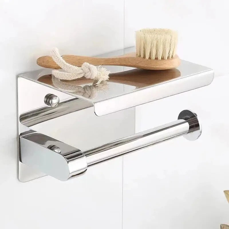 Stainless Steel Bathroom Paper Holder Toilet Roll Holder