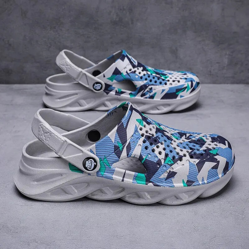 Unisex Summer Slippers Men Clogs Platform