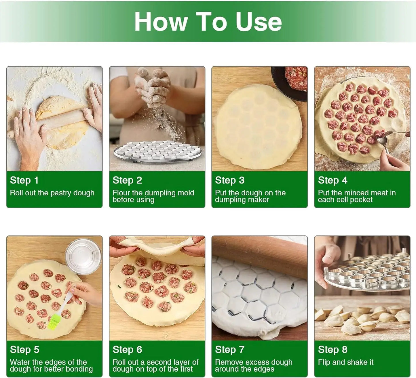 Pelmeni Maker Russian Dumpling Mold Pelmeni Metal Mold with Pastry Ravioli