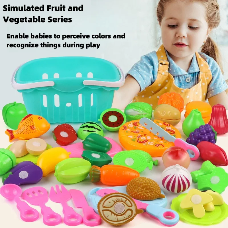 25 PCs Set DIY Fruit Cutting Music Toy