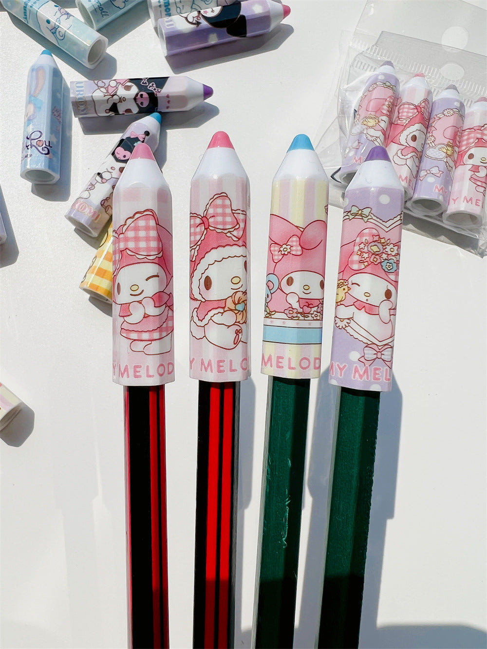 4pcs Pencil Cap Protector Elementary Cinnamoroll