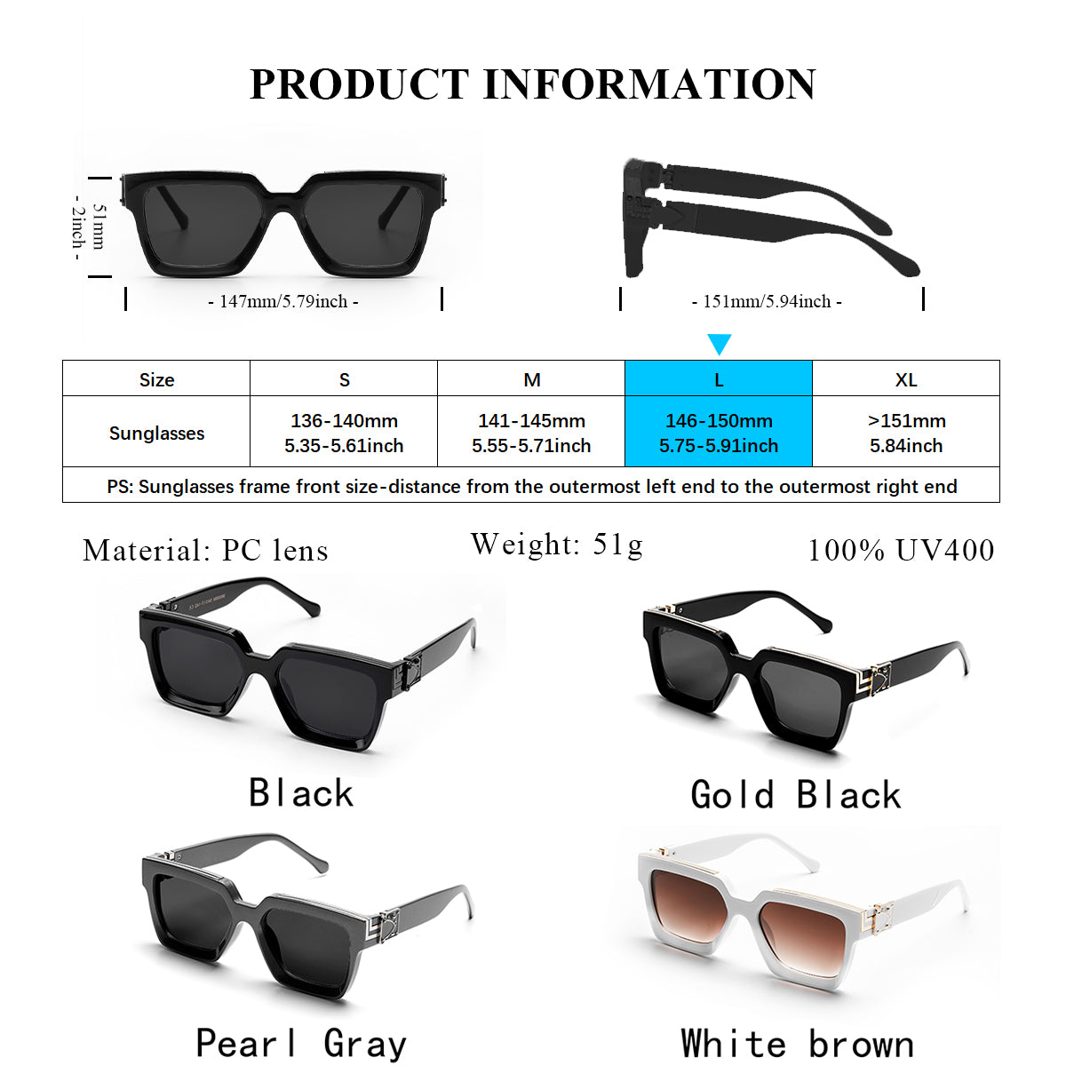Retro Black Millionaire Shades Luxury Sunglasses