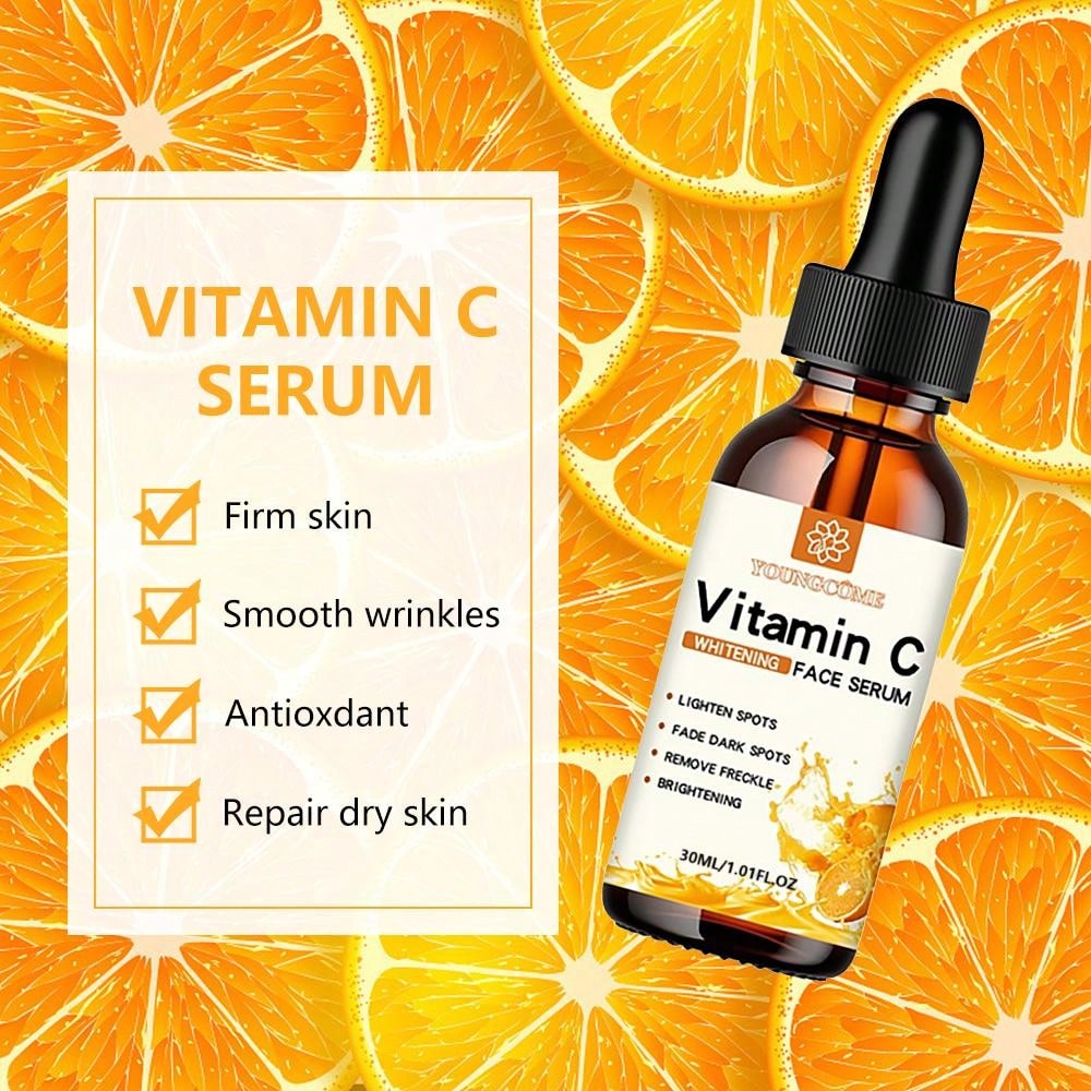 Vitamin C Facial Essence Contains Hyaluronic Acid Dark Spot Remover Moisturizing Repair