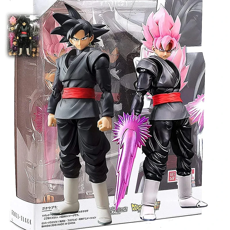 14cm Dragon Ball Black Goku Zamasu Anime Action Figure