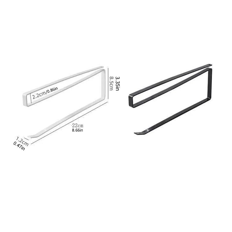 Paper Roll Holder Towel Rack Cling Film Storage Rack Bathroom