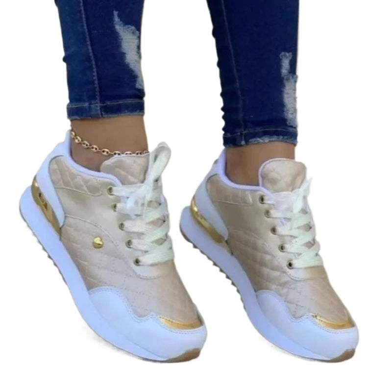 Sneakers Women Lace Up Flats Ladies