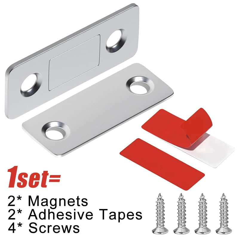 6pcs Strong Magnetic Cabinet Catches Ultra-Thin Door Magnets