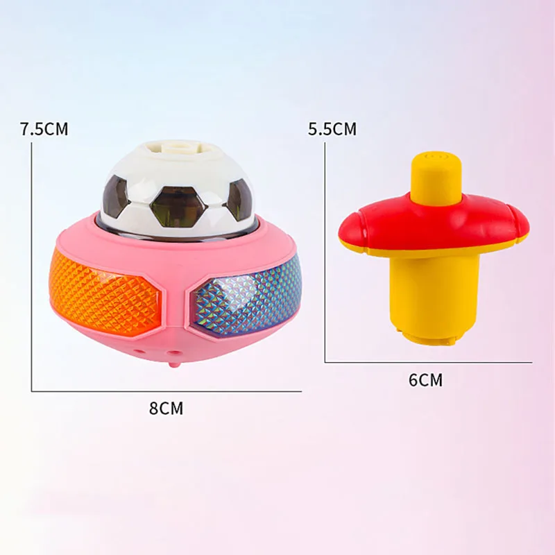 Bagged Round Luminous Toy Light Music Rotating
