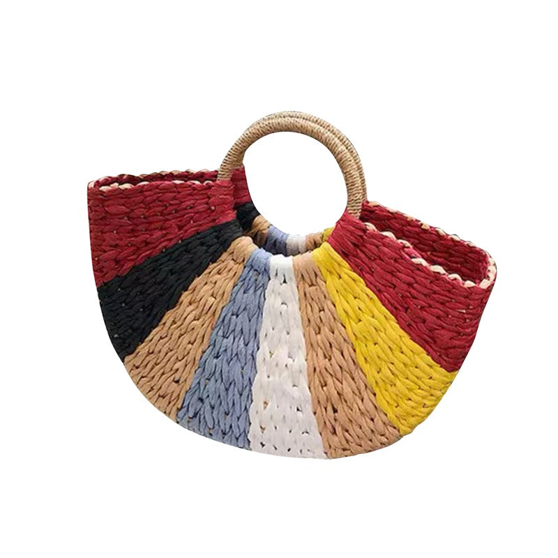 Women New Imitation Straw Handbags