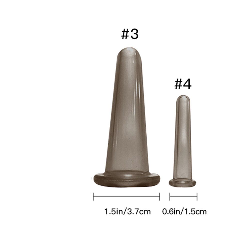 Silicone Vacuum Cupping Massage Jars Anti Cellulite Massage