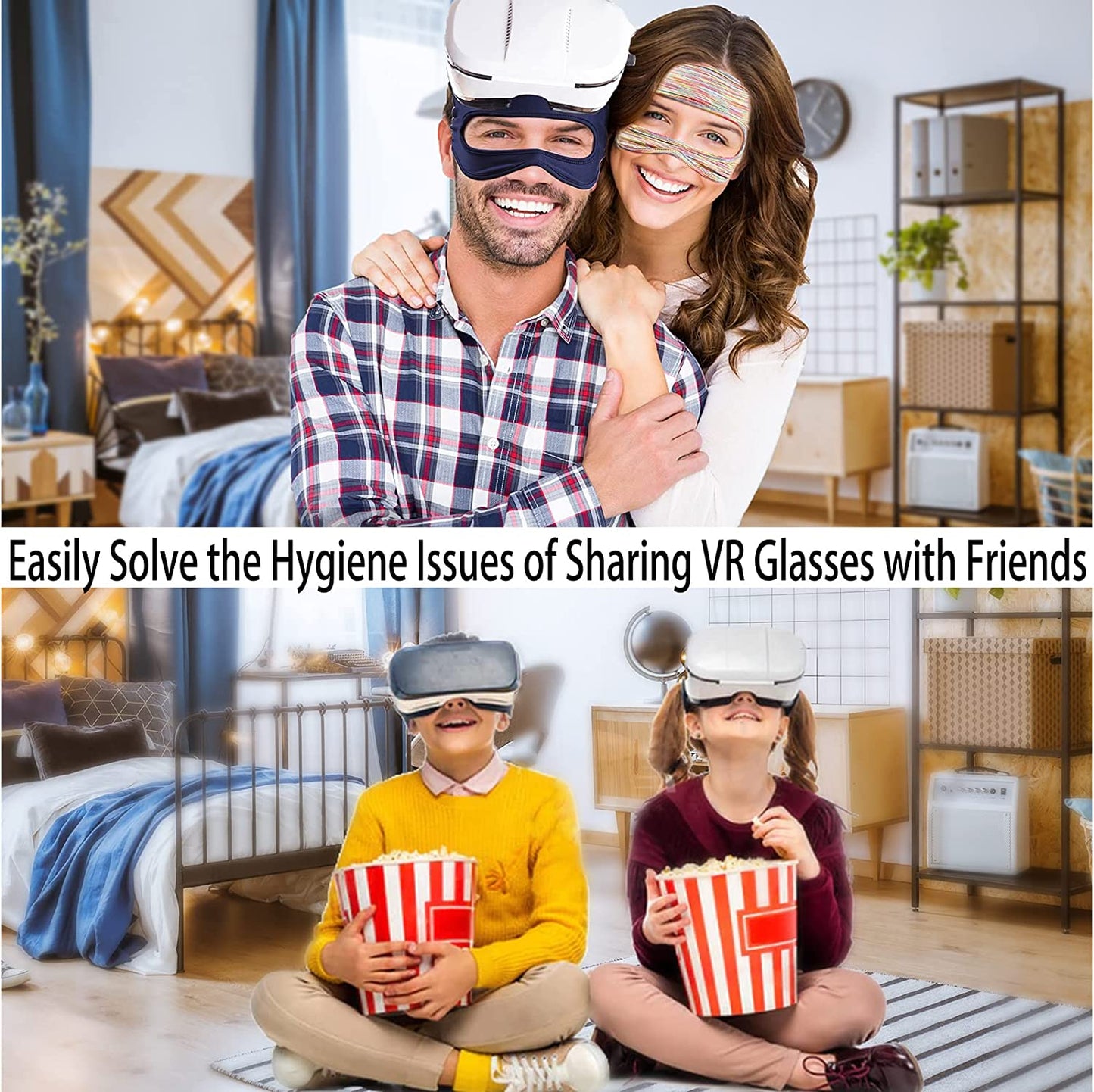 Oculus Quest 2 Accessories VR Mask Band Virtual Reality Headset