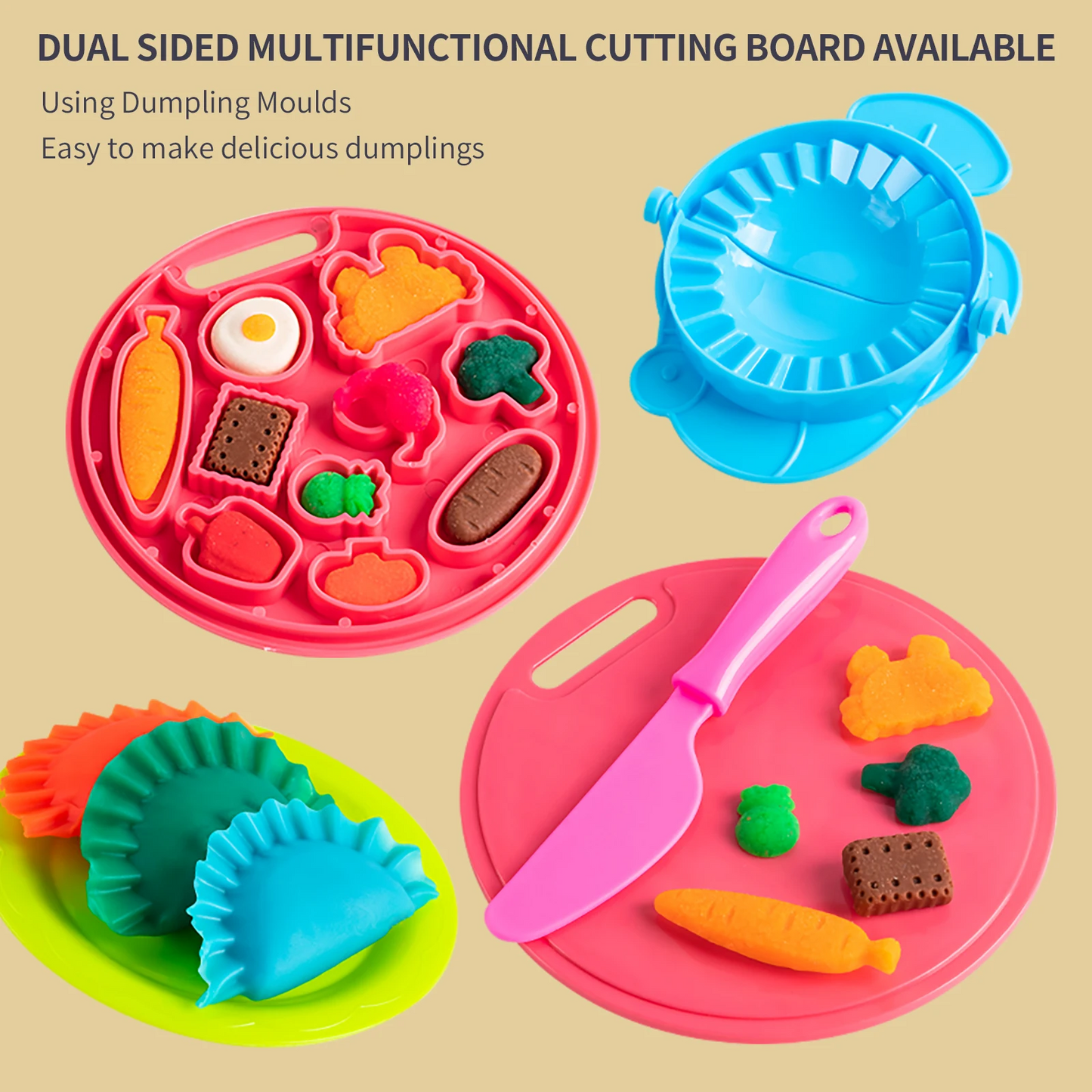 Cartoon Cute Pig Noodle Machine Clay Set