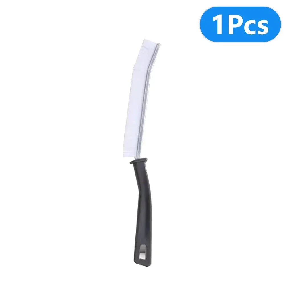 Cleaning Brush Hard-Bristled Crevice Cleaning Brush for Stiff Angled Bristles