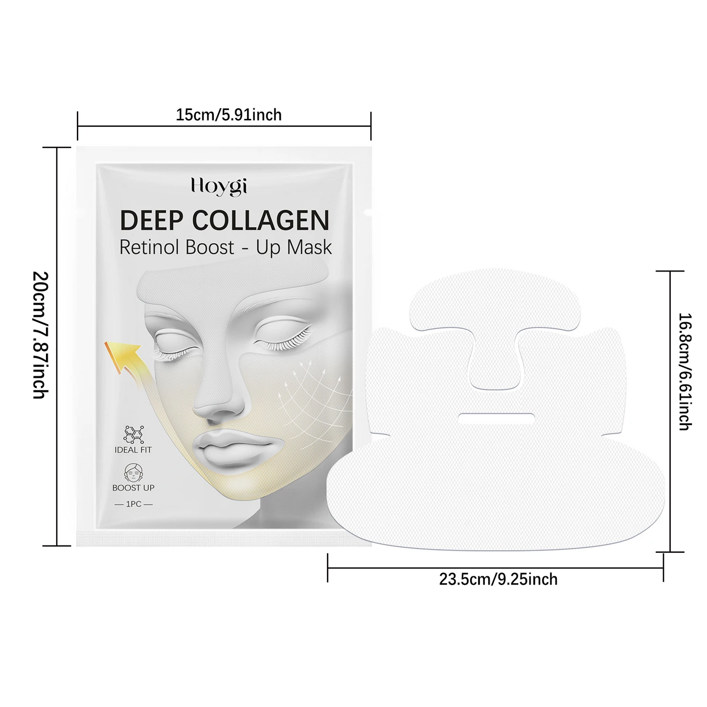 5Pcs Portable Deep Collagen Mask