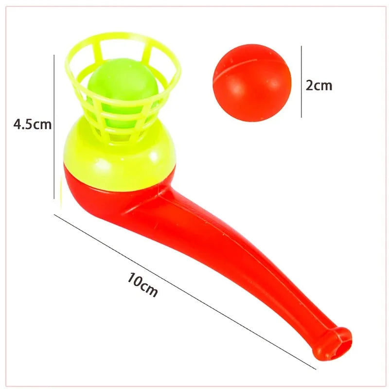 12/30Pcs Fun Magic Blowing Pipe Floating Ball Game