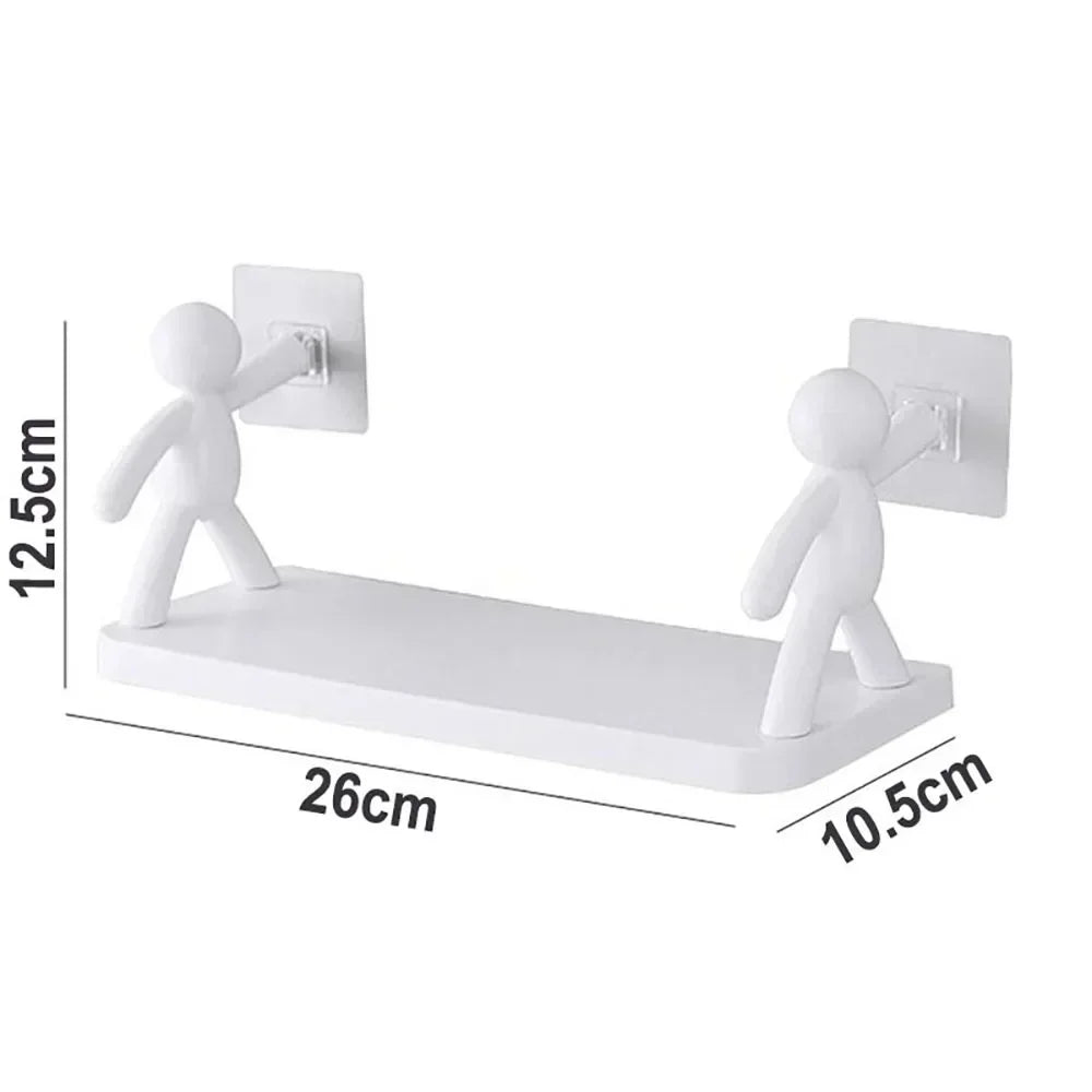 Self-adhesive Bathroom Shampoo Storage Racks