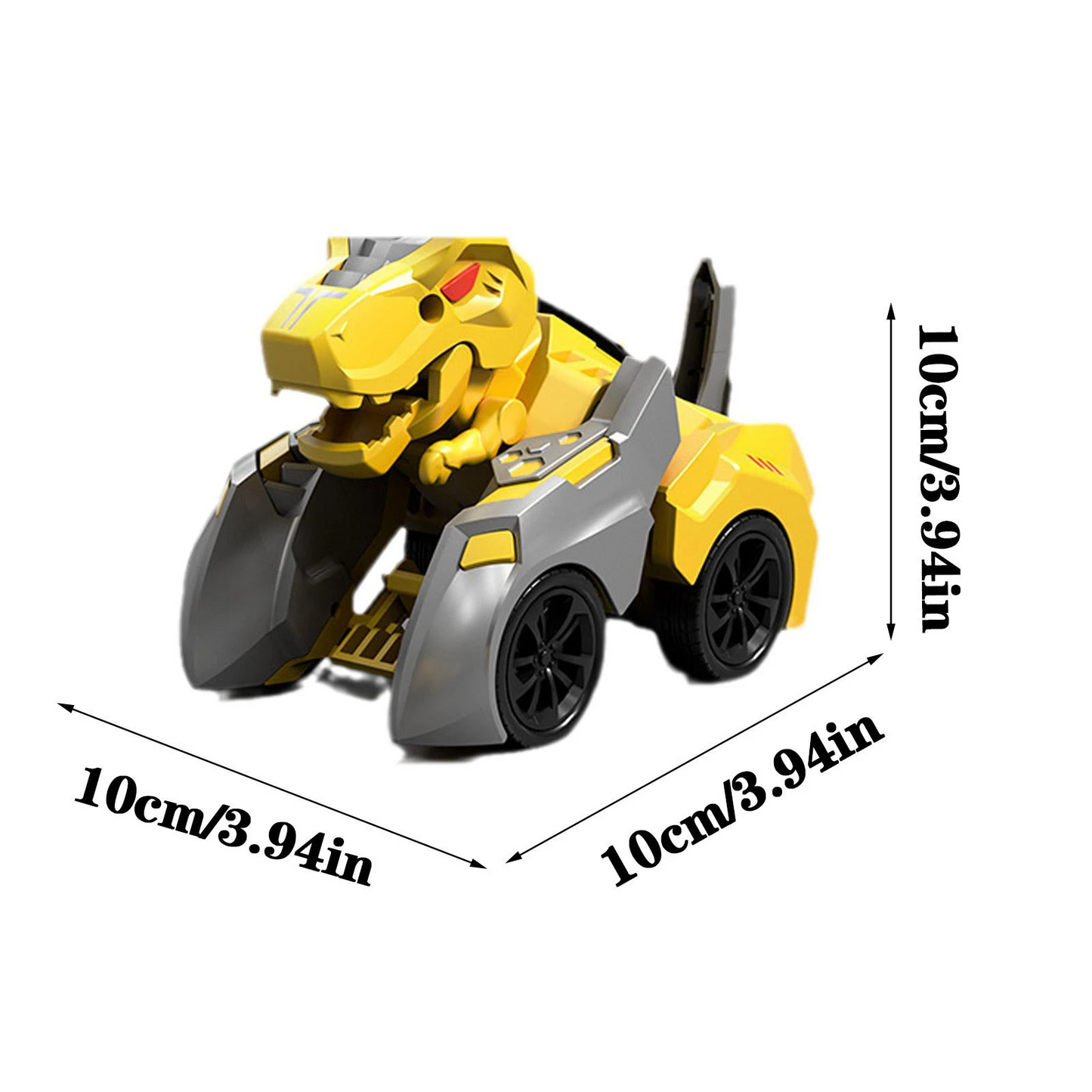 2-in-1 Transforming Dinosaur Car: Automatic Transformations