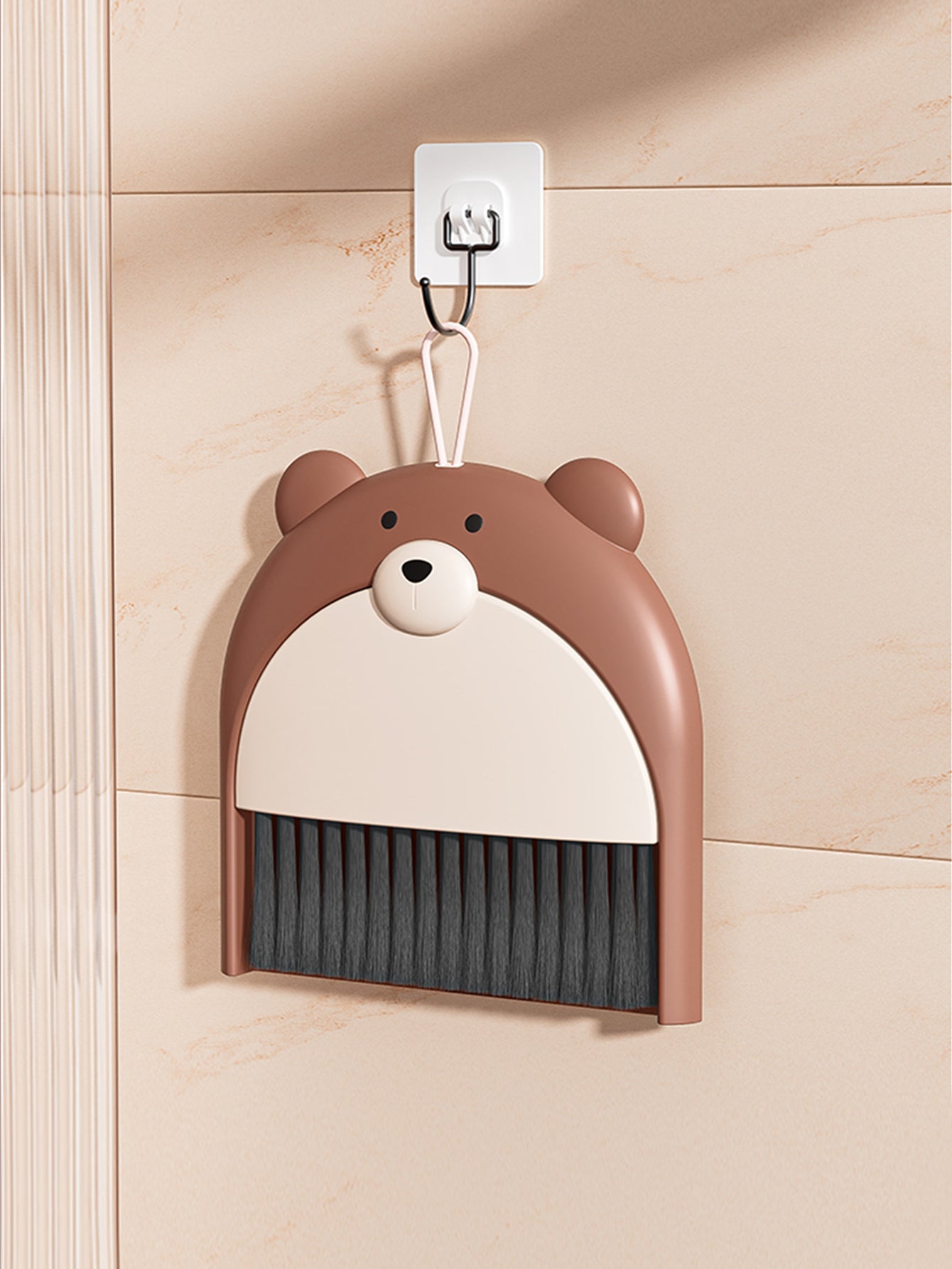 Small Broom Dustpan Set Cartoon Teddy Bear Household