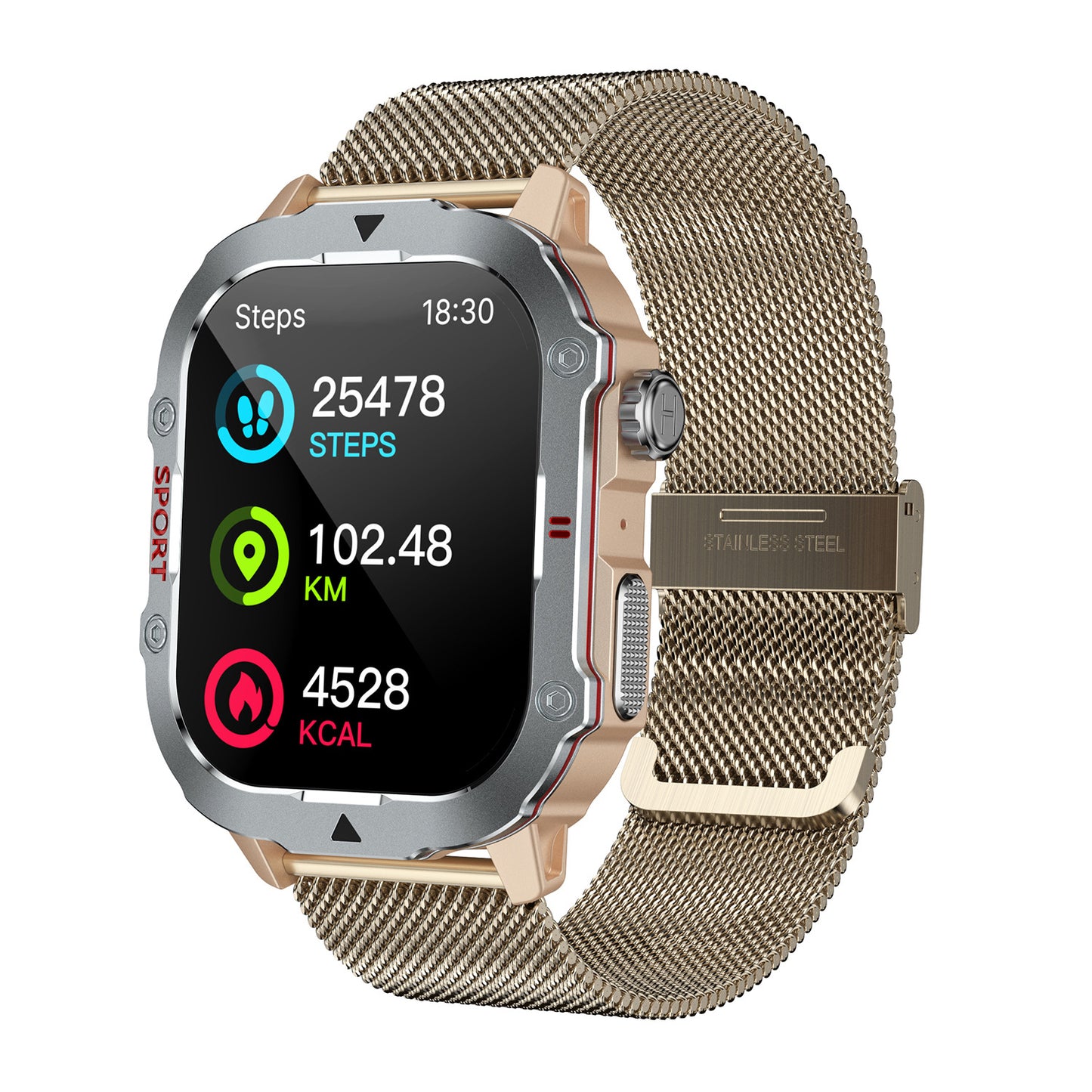 Men's Smartwatch with Triple Protection, Outdoor Bluetooth Communication
