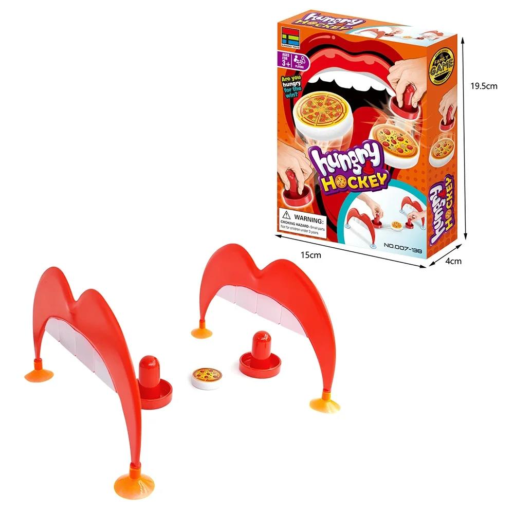Desktop Pizza Ice Hockey Toy board Game