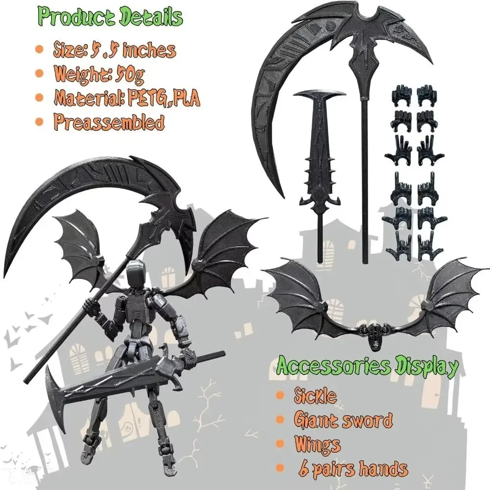 Desktop Decoration 3D Printed Robot 13 Action Figure