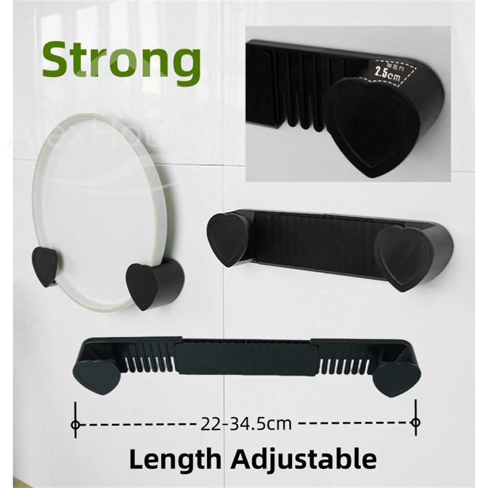 1/pc Pot Lid Holder Wall-Mounted Hanging Holder