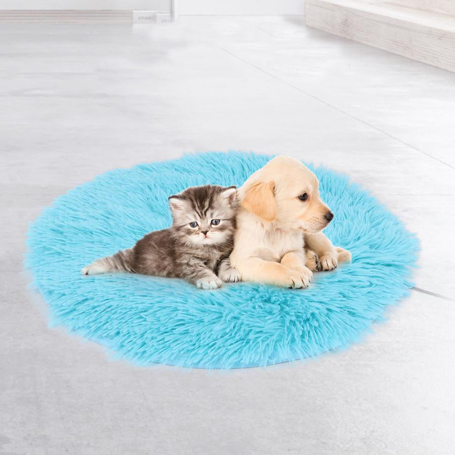 Pet Dog Cat Plush Electric Heating Pad USB Charging Interfac Winter Warmer