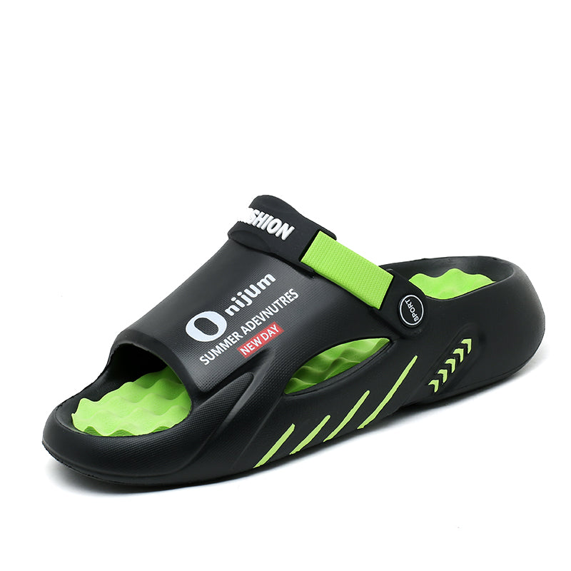 Men Slippers 2024 New Summer EVA Soft-soled Platform Slides