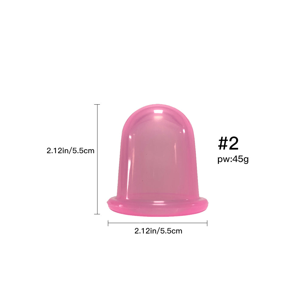 Silicone Vacuum Cupping Massage Jars Anti Cellulite Massage