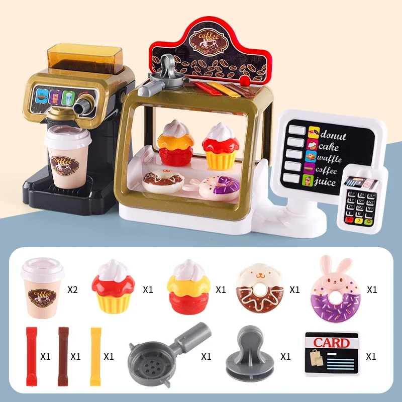 Kid Play House Game Kitchen Fast Food Restaurant