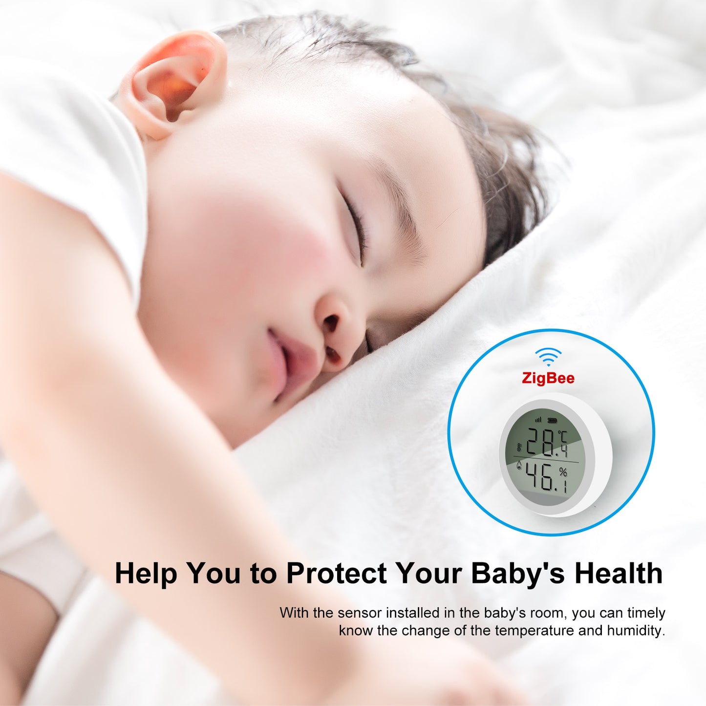 Smart Thermometer Home Indoor Temperature And Humidity