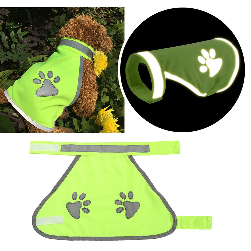 Reflective Dog Safety Vest High Visibility Fluorescent Pet Hi Vis Jacket Coat