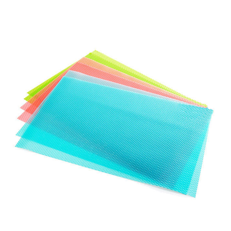 4PCS EVA Waterproof Refrigerator Liner Mat