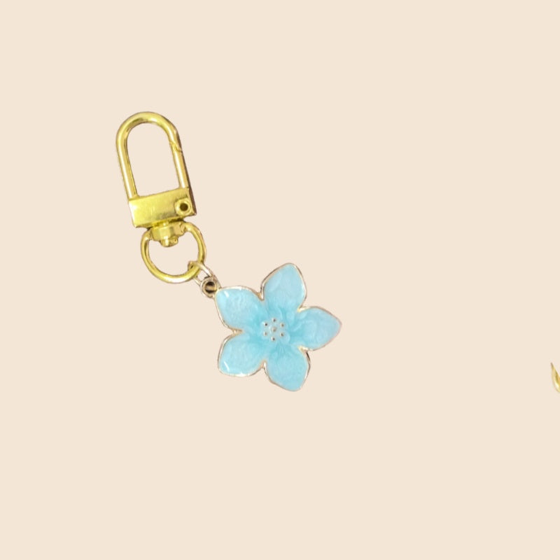 White Pear Blossom Keychain
