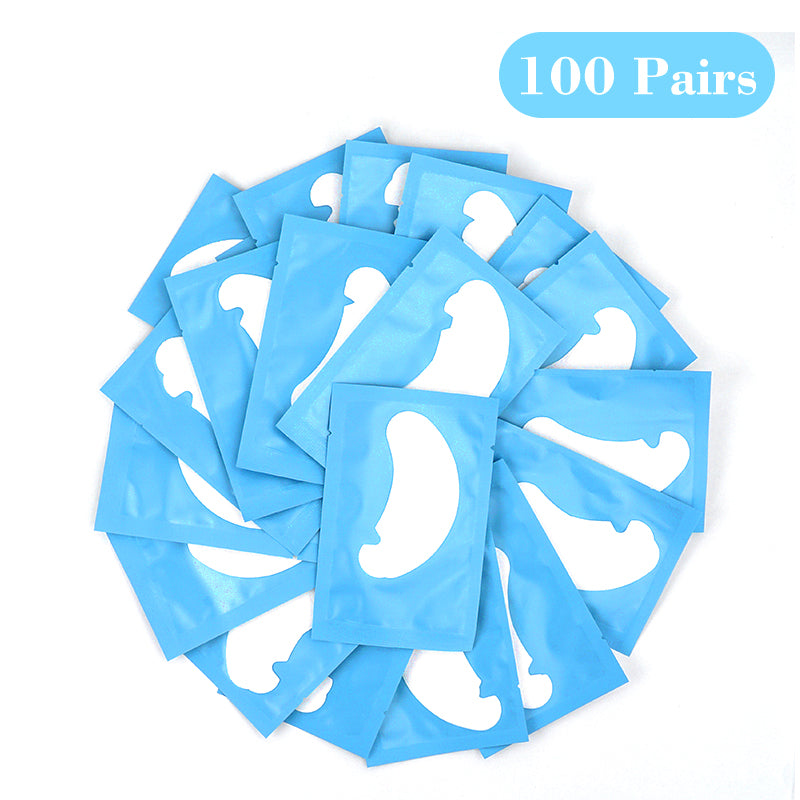 50pairs Eye Pads For Eyelash Extension Hydrogel Patches For Eyelashes